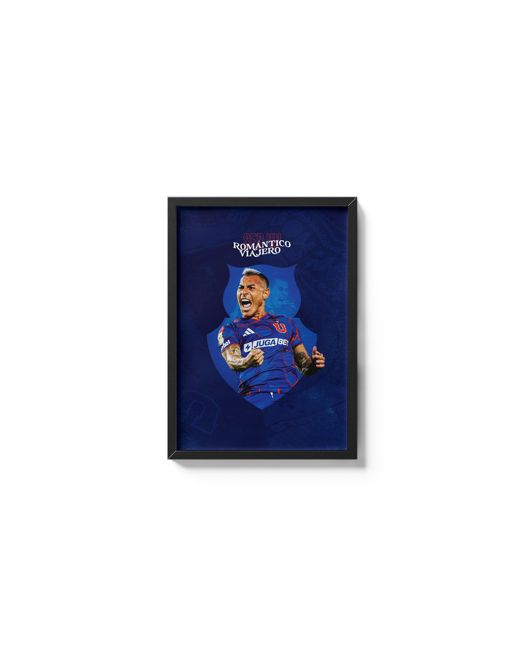 13x18 Cuadro Eduardo Vargas Universidad de Chile Romántico Viajero