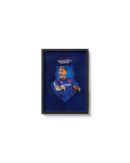 13x18 Cuadro Eduardo Vargas Universidad de Chile Romántico Viajero