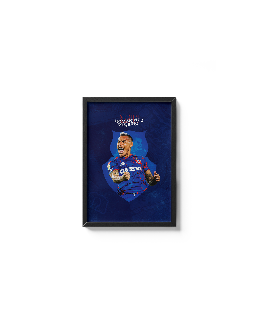 13x18 Cuadro Eduardo Vargas Universidad de Chile Romántico Viajero