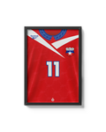 Cuadro Camiseta Selección Chilena 1998
