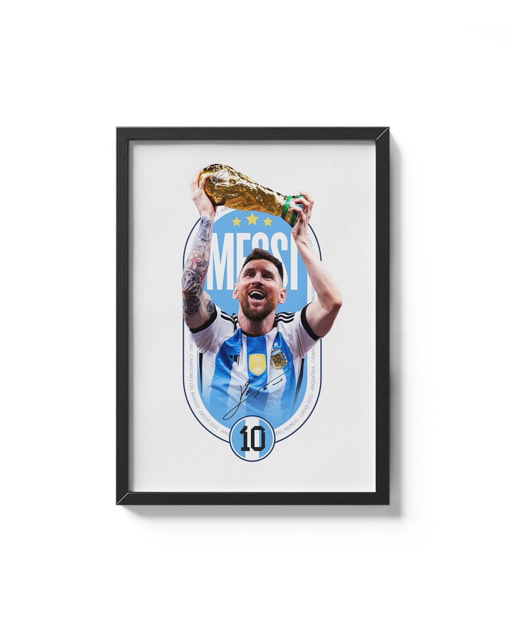 Cuadro Messi • Edición Qatar 2022