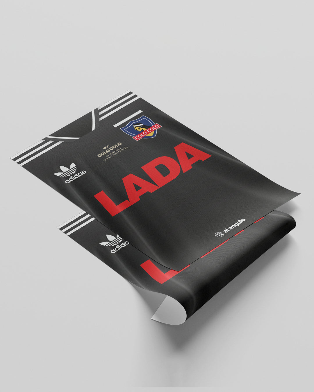 Print Colo-Colo - 1991 - Visita