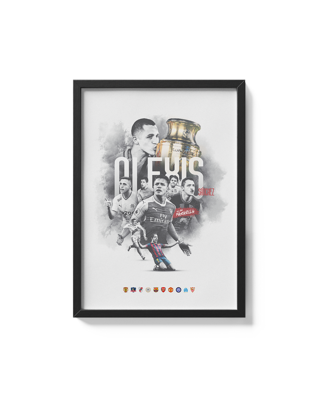 Cuadro Alexis Sánchez | Ídolos Chilenos