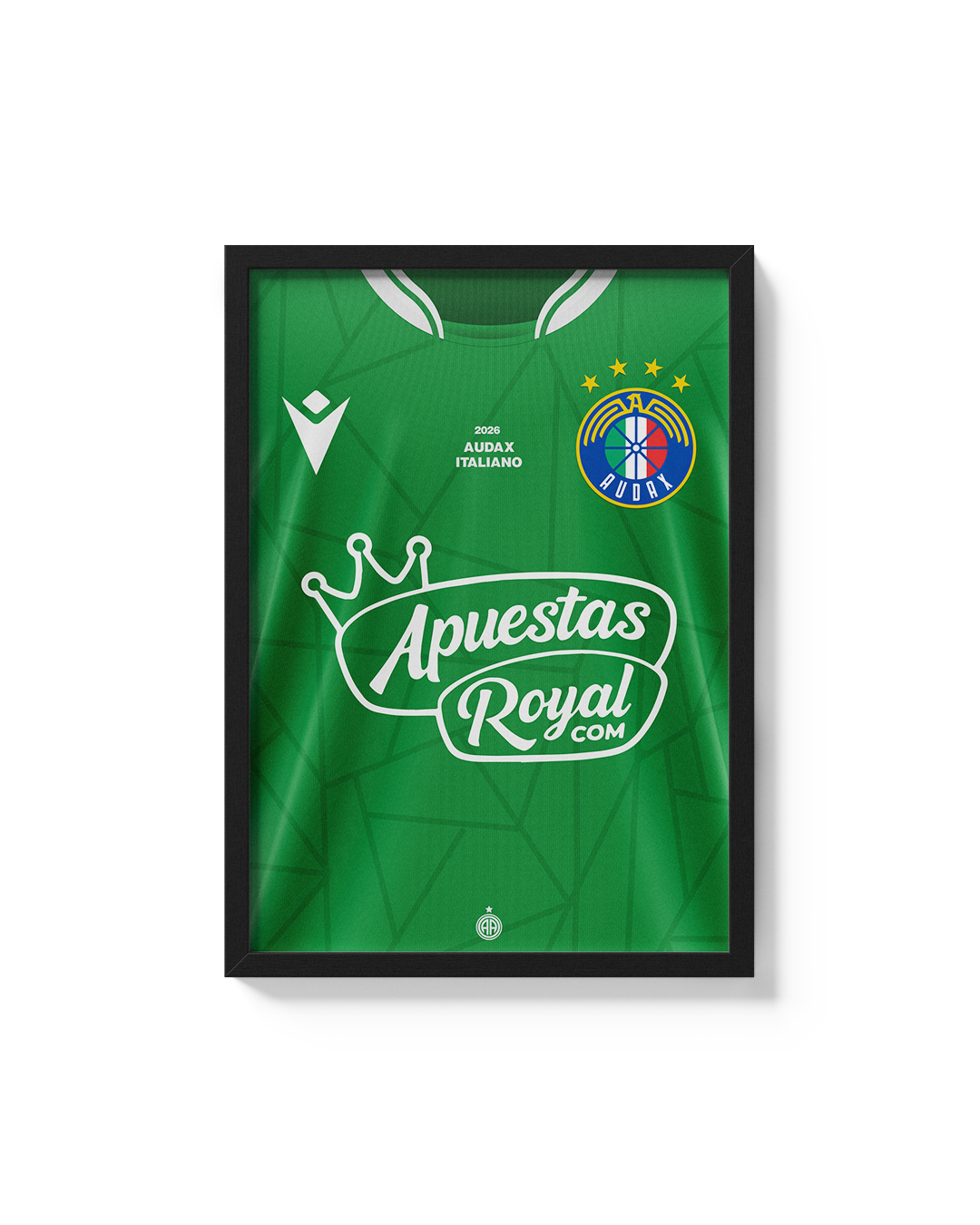 Cuadro Audax Italiano 2026 camiseta fútbol chileno decoración