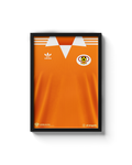 Cuadro Cobreloa finalista Copa Libertadores 1981 1982 camiseta histórica fútbol chileno