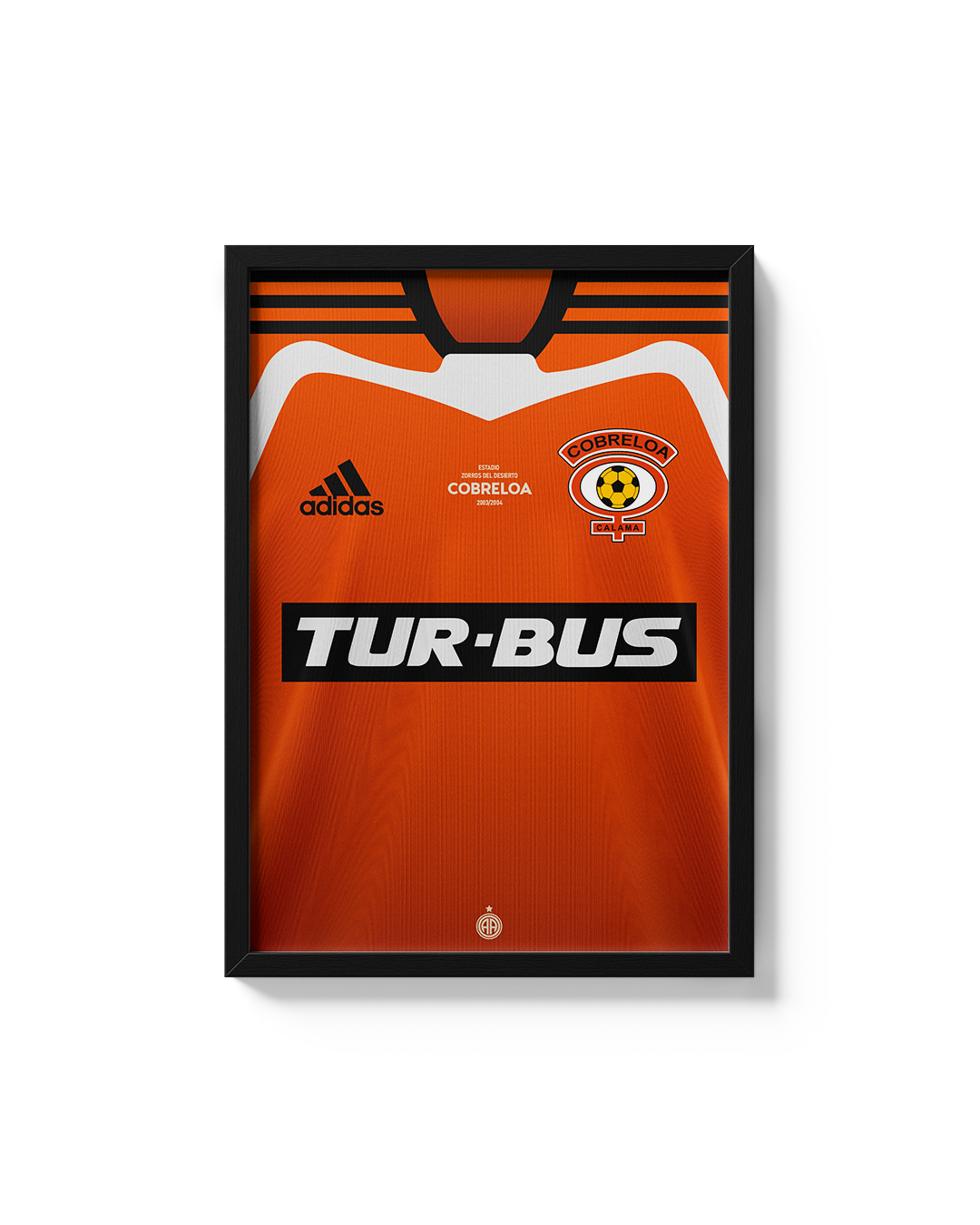 Cuadro Cobreloa 2004 camiseta histórica fútbol chileno decoración