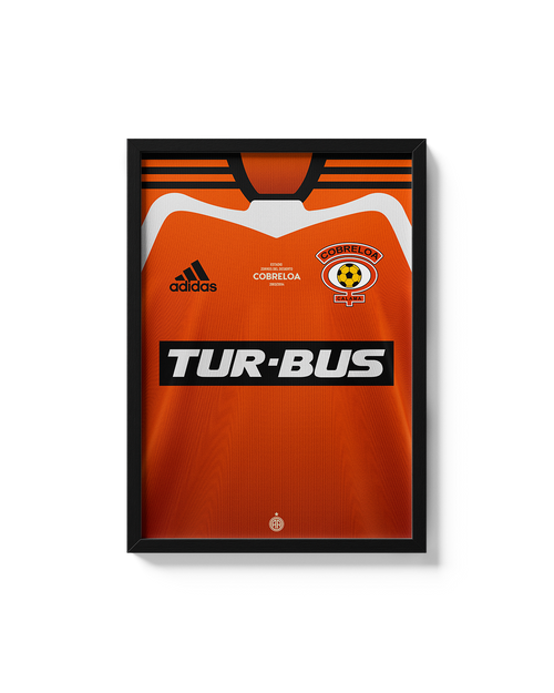 Cuadro Cobreloa 2004 camiseta histórica fútbol chileno decoración