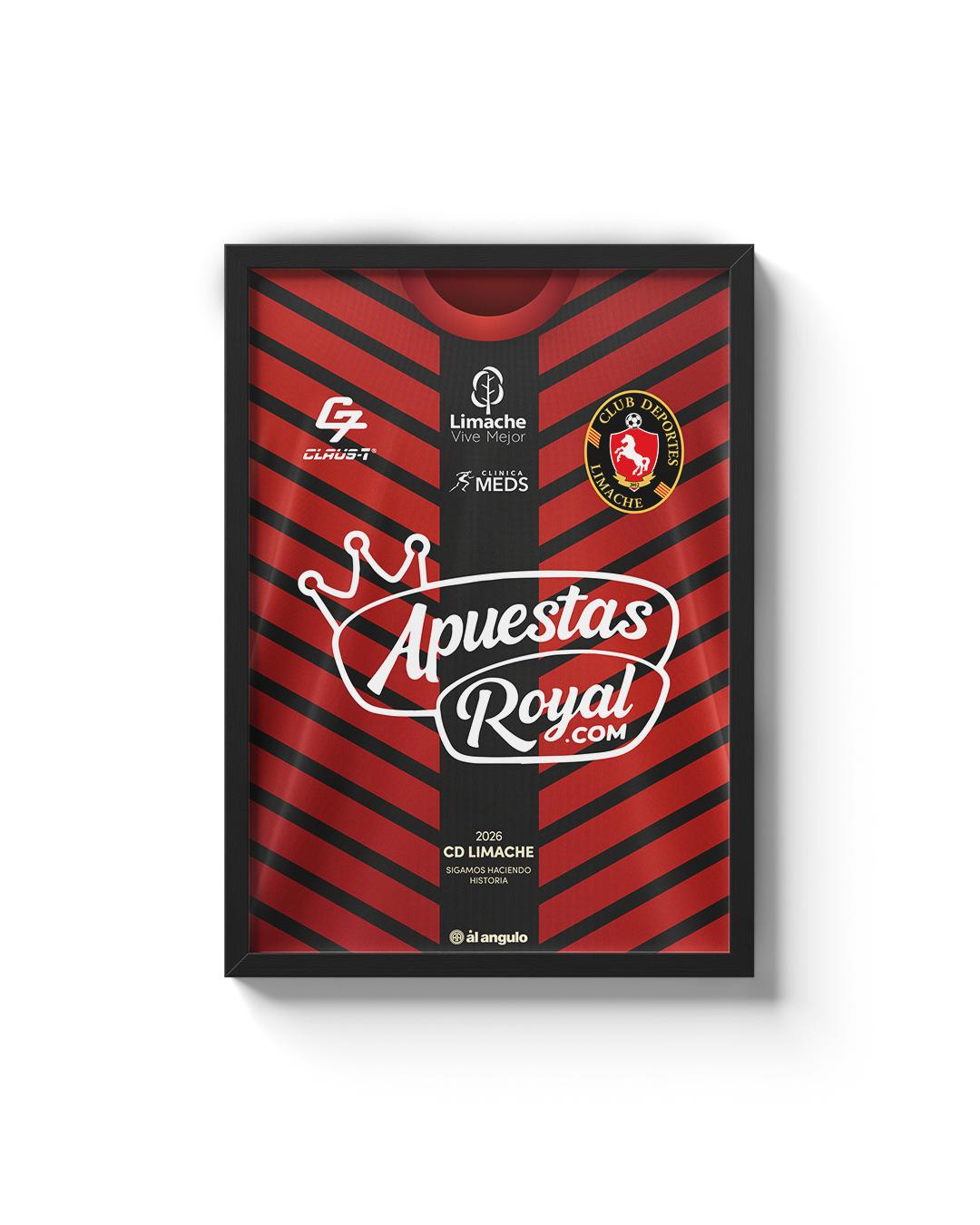 Cuadro Deportes Limache 2026 camiseta fútbol chileno decoración
