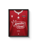 Cuadro Ñublense 2026 camiseta fútbol chileno decoración futbolera