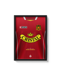 Cuadro Unión Española 2005 camiseta histórica campeón fútbol chileno decoración