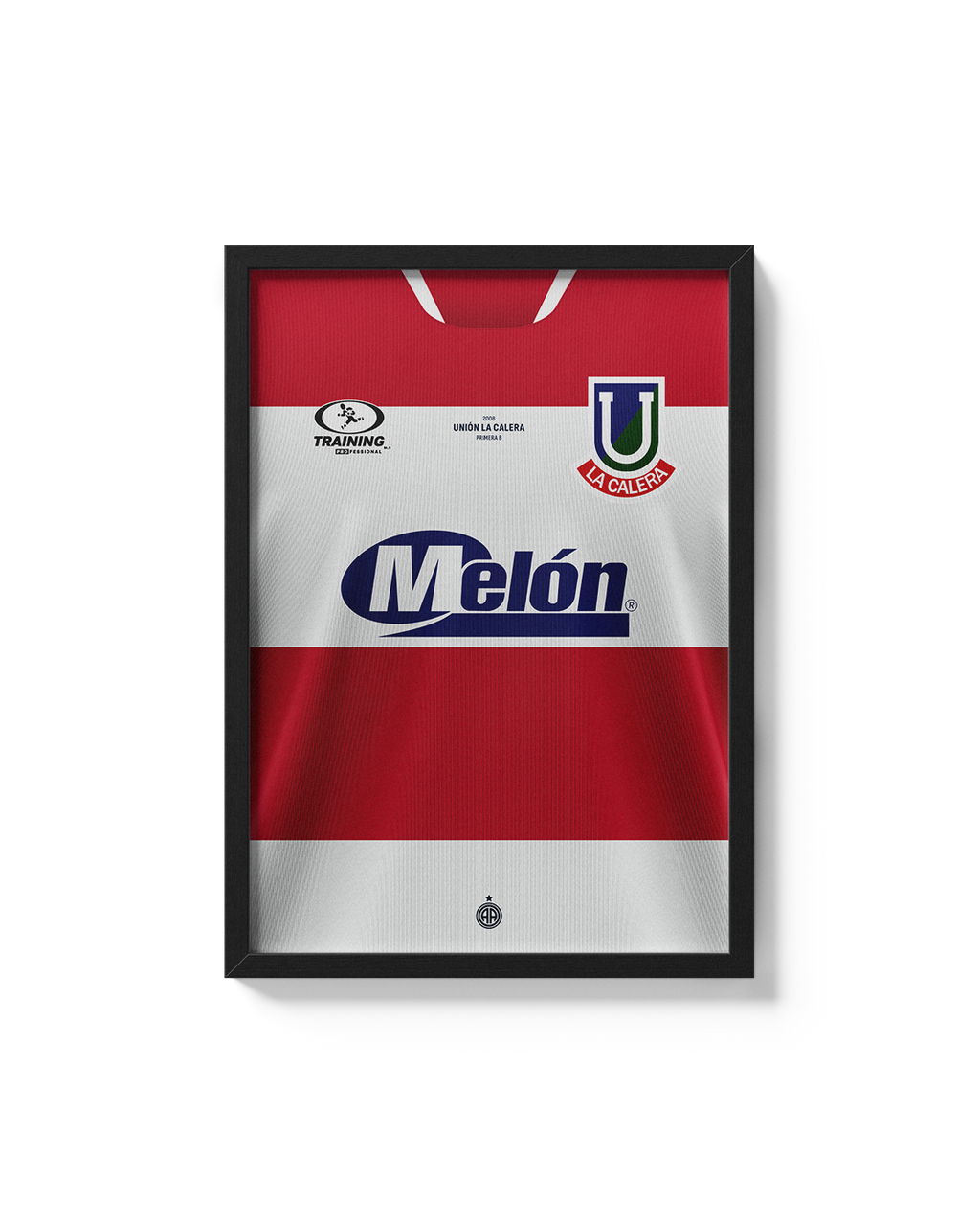 Cuadro Unión La Calera 2008 camiseta fútbol chileno decoración futbolera