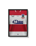 Cuadro Unión La Calera 2008 camiseta fútbol chileno decoración futbolera