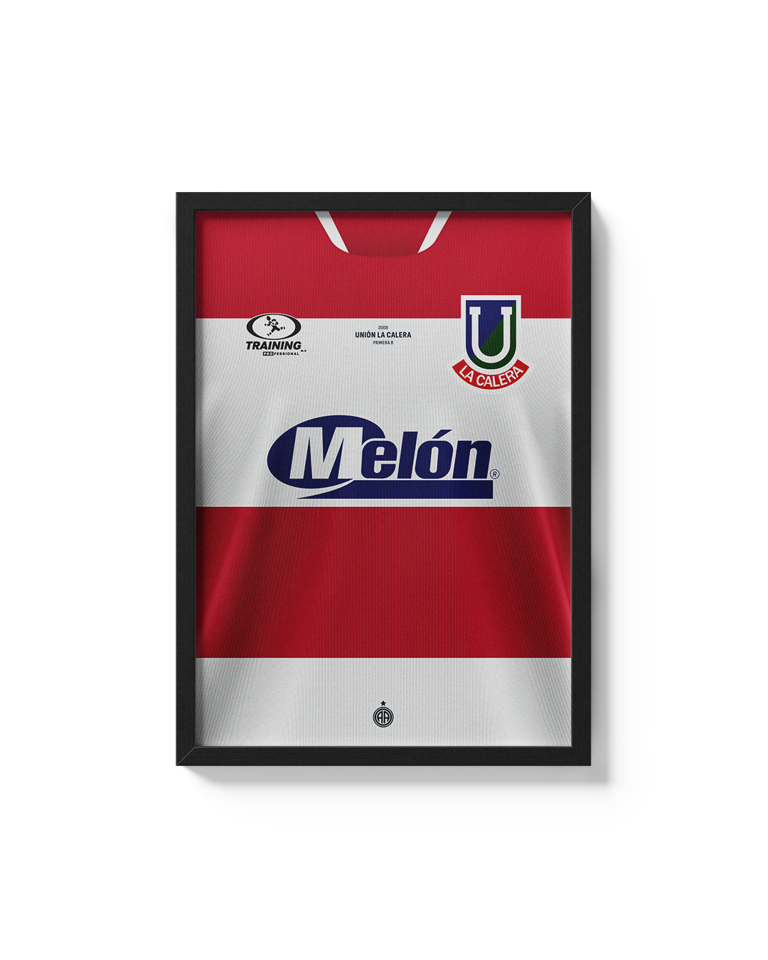 Cuadro Unión La Calera 2008 camiseta fútbol chileno decoración futbolera