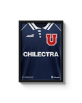 Cuadro Universidad de Chile 1994 camiseta histórica campeón del fútbol chileno