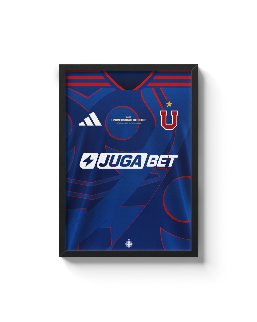 Cuadro Universidad de Chile 2026 camiseta inspirada 1996 fútbol chileno decoración