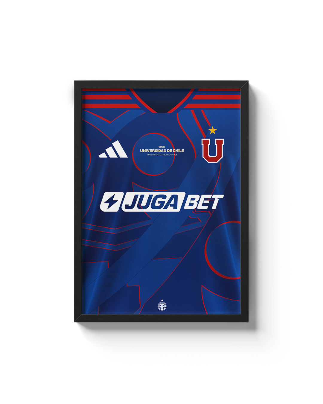 Cuadro Universidad de Chile 2026 camiseta inspirada 1996 fútbol chileno decoración