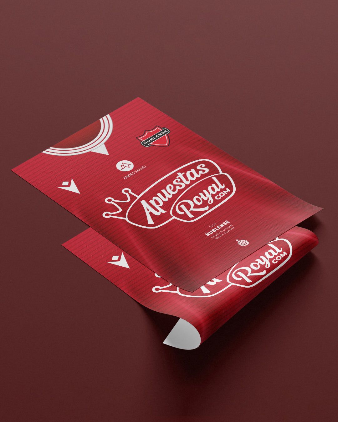 lámina Ñublense 2026 camiseta fútbol chileno decoración futbolera