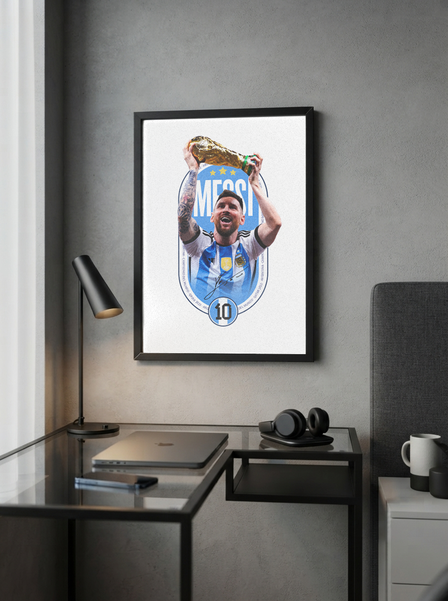 Cuadro Messi • Edición Qatar 2022