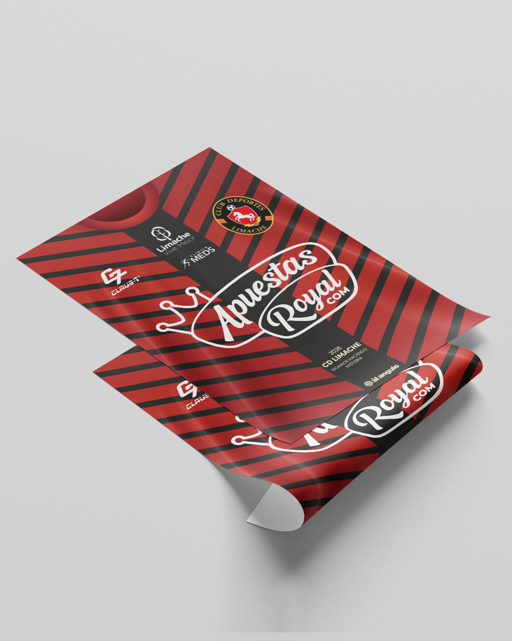 poster Deportes Limache 2026 camiseta fútbol chileno decoración